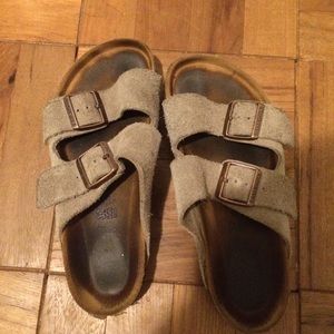 Suede Birkenstocks